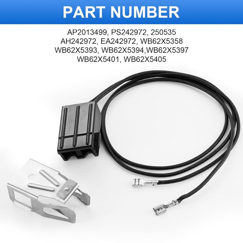 Catilon WB2X8228 Element Receptacle and Wire Kit, Compatible with GE Electric Ranges Electric Stove Burners Parts, Replaces AP2013499 PS242972 250535 - Image 4